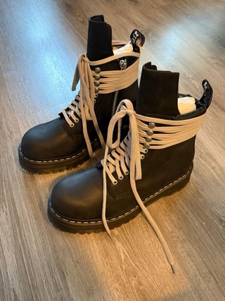 Botas Dr. Martens x Rick Owens Negro