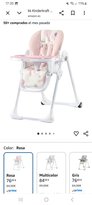 Trona Kinderkraft Rosa