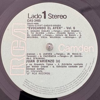Juan D'Arienzo Vol. 6 Tango