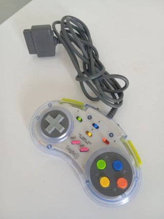 Mando Super Nintendo Turbo Transparente