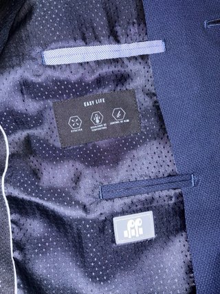 Chaqueta traje Azul EasyWear Talla 50 Slim Fit