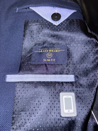 Chaqueta traje Azul EasyWear Talla 50 Slim Fit