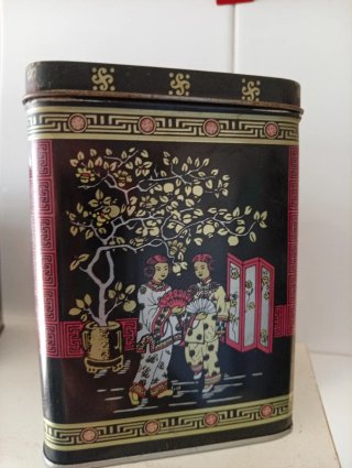 Set 3 Cajas Metálicas Decoración Oriental