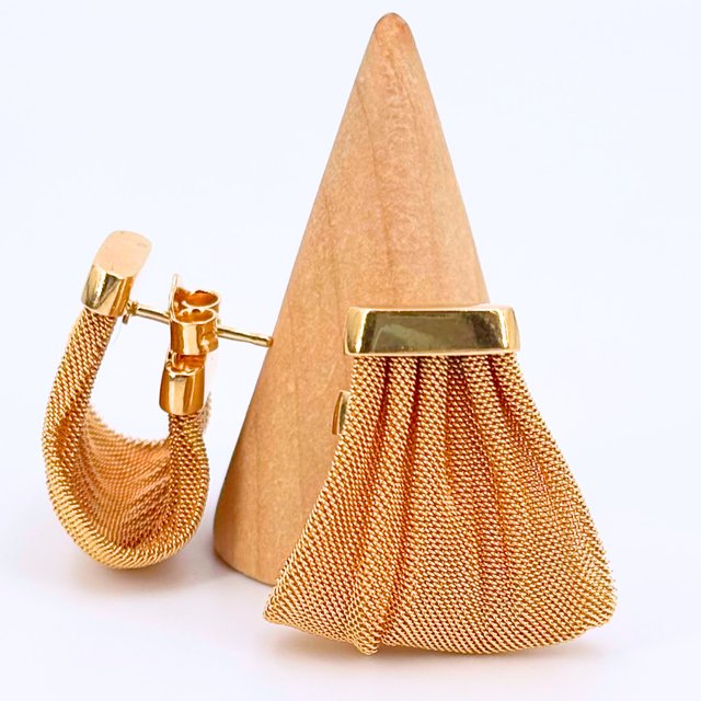 Pendientes Oro 18K, Vintage, 13.05gr