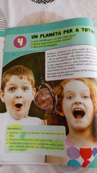 Religió Catòlica 4, Primària, Lligams, D'una al...