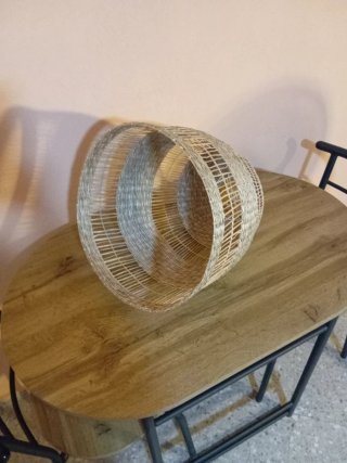 Lámpara de mimbre Ikea