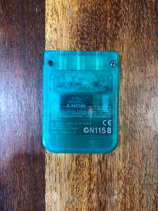 Memory Card verde trasparente Ps1 Originale