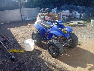 Quad 110cc azul por coche sin carnet