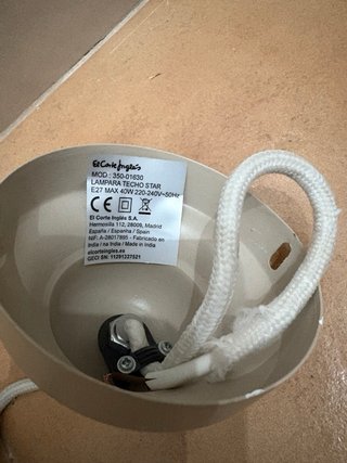 Lámpara de techo geométrica