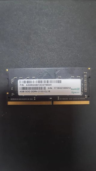 Memoria RAM Apacer 8GB DDR4 2133MHz SODIMM
