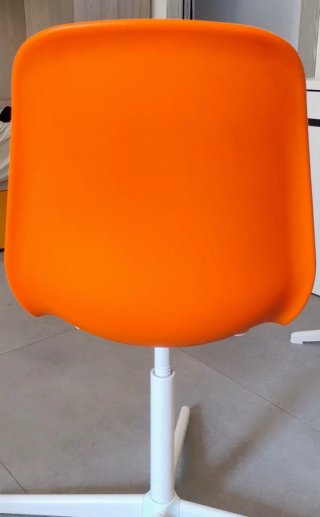 Sedia scrivania Ikea Leifarne arancione