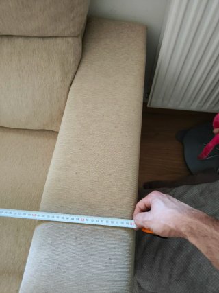 Sofá de tela para salón