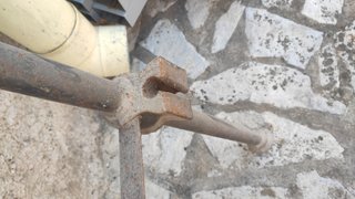 Cabecero de cama antiguo de forja