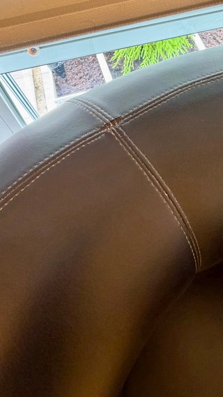 Sillón Edra Negro Piel Impecable