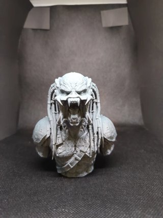 Busto Predator Resina 10cm