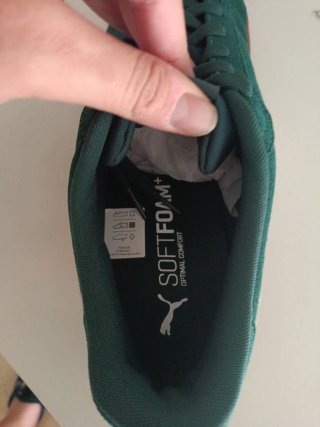 Zapatillas Puma Verde y Blanco