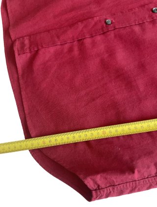 Camisa lisa Roja Burdeos Ingram 00s Talla L Verano