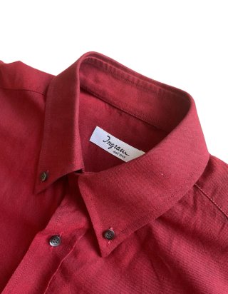 Camisa lisa Roja Burdeos Ingram 00s Talla L Verano