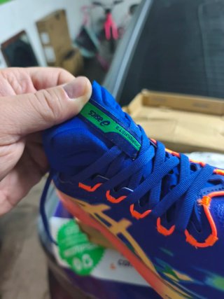 Asics FF Leap Zapatillas Running Azul Naranja