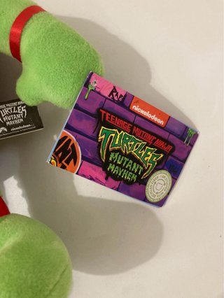 Peluche Raffaello (Raphael) Tartarughe Ninja NUOVO