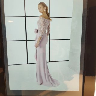 Vestido Rosa Clara Madrina Colección 2026