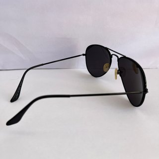 Gafas de sol aviador negras con funda