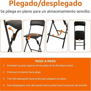 2 Taburetes Plegables 61cm NUEVO
