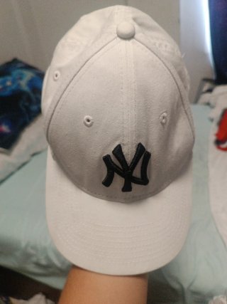 Gorra New York Yankees Blanca Talla Adulto