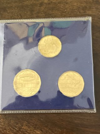 Monedas Mundial Fútbol Argentina 1978
