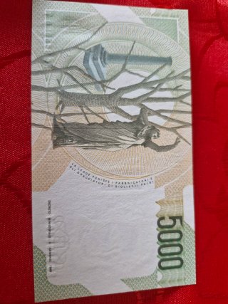 6 Banconote 5000 Lire Banca d'Italia