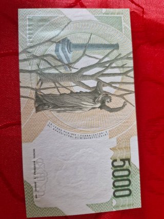 6 Banconote 5000 Lire Banca d'Italia