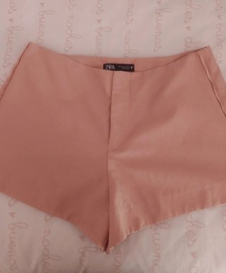 Pantalón corto Zara rosa