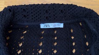 Camiseta Zara Negra Verano Hombre