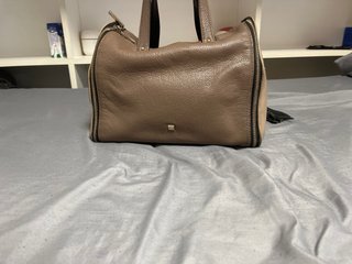 Bolso Purificación García Marrón y beig