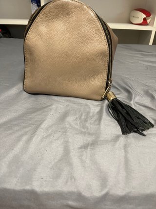 Bolso Purificación García Marrón y beig