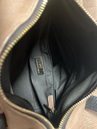 Bolso Purificación García Marrón y beig