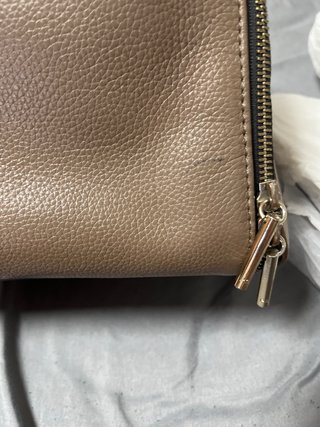 Bolso Purificación García Marrón y beig