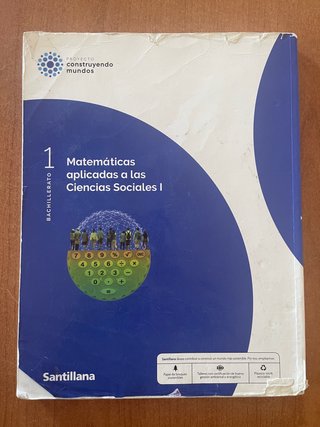 Matemáticas aplicadas a las Ciencias Sociales I...