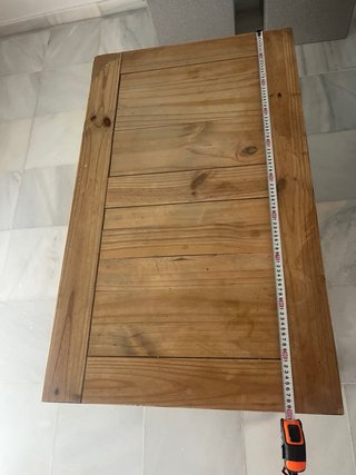 Mesa centro madera rústica para restaurar