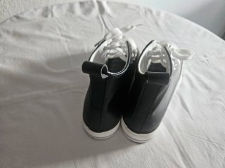 Zapatillas abotinadas mujer negras