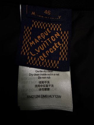 Louis Vuitton Denim Jacket Black Studded Monogram