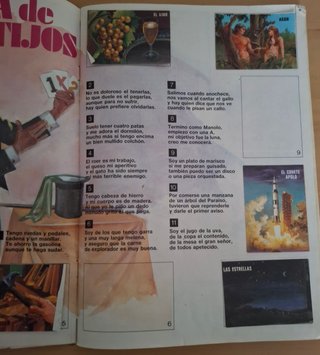 Álbum de cromos adivinanzas