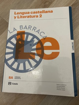 Lengua castellana y literatura 2, Le Bachillerato