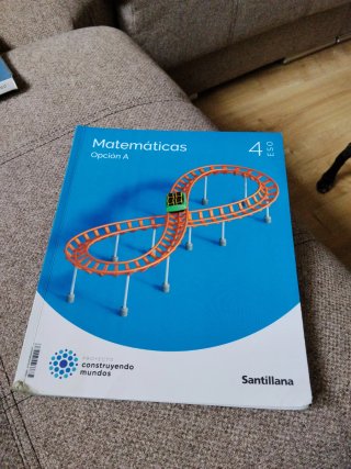 Matemáticas opción A.. 4ESO. santillana