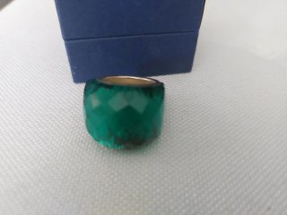 Anillo Swarovski Nirvana Verde Esmeralda