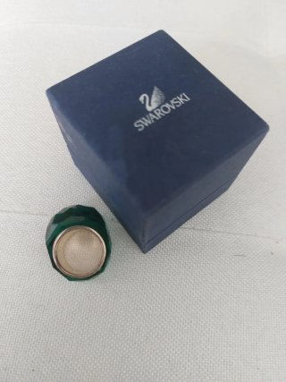 Anillo Swarovski Nirvana Verde Esmeralda
