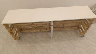 Mostrador de madera para tienda