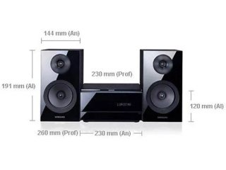 Minicadena Samsung MM-E430 CD/DVD/USB/Dual Dock