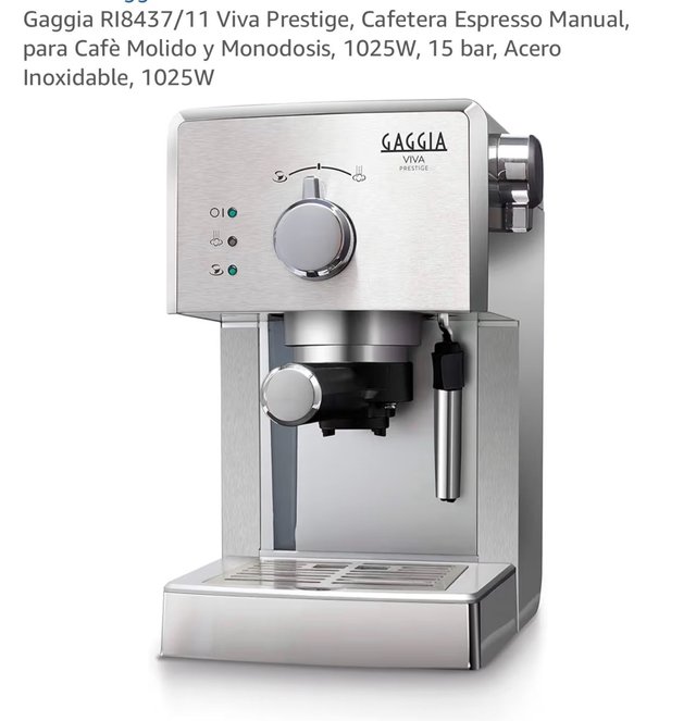 Cafetera Gaggia RI8437/11 Viva Prestige