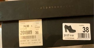 Botines tacón de la firma Alpe